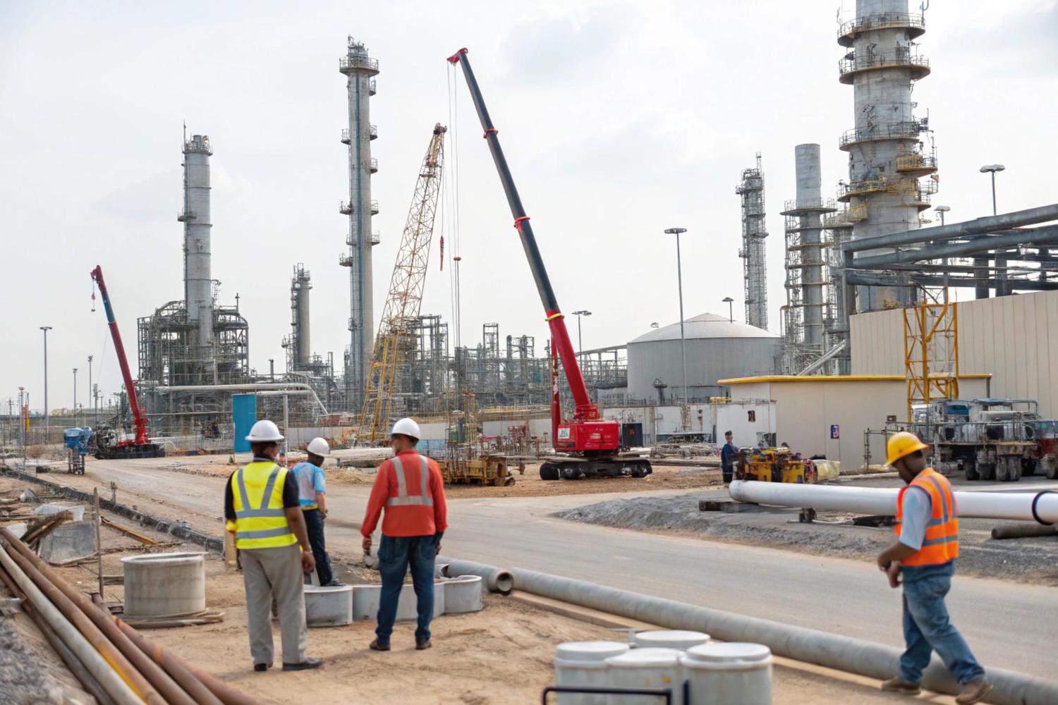 Refinery Construction Works